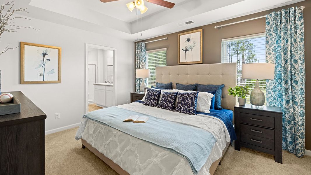 Representative furnished interior of a home built from the Cabral by D.R. Horton in Poplar Preserve, Newnan (Image 10).
