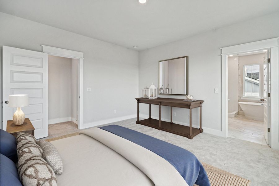 Furnished interior view inside a new home in Carnes Crossroads: Coastal Collection, Summerville (Image 10).