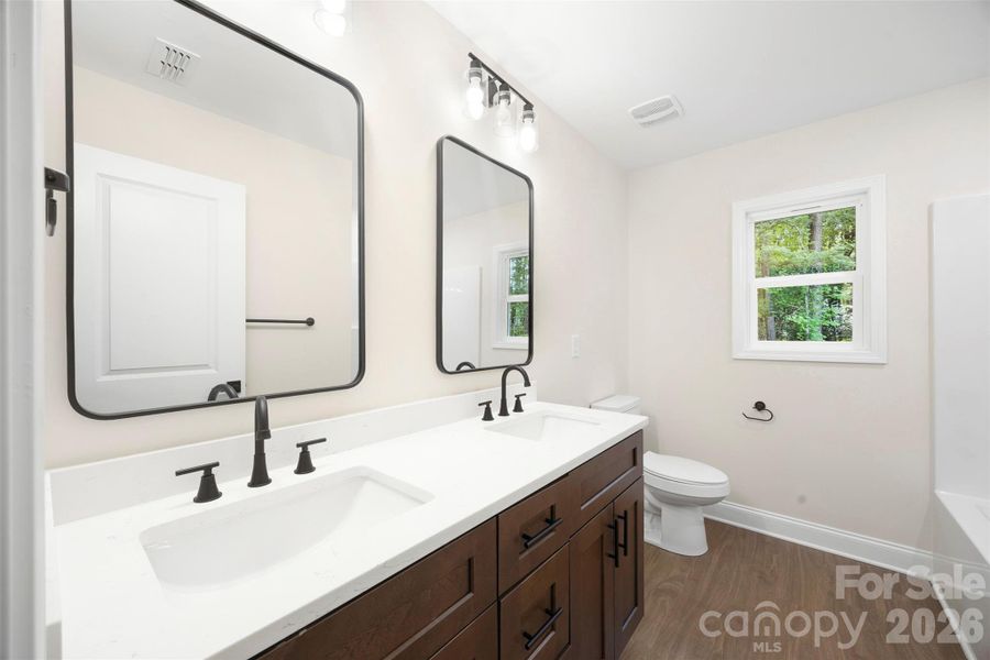Furnished interior view inside a new home in , Albemarle (Image 12).