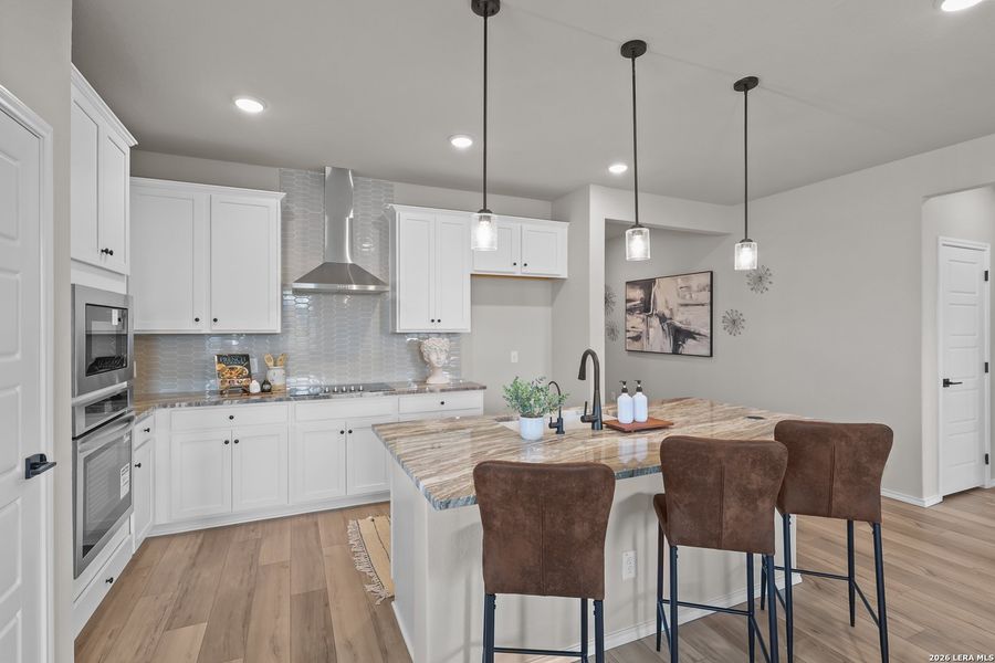 Furnished interior view inside a new home in Hannah Heights, Seguin (Image 10).