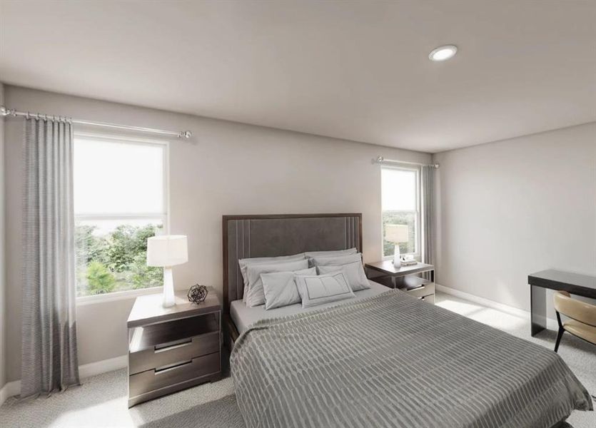 Furnished interior view inside a new home in Whispering Winds, Alvord (Image 3).