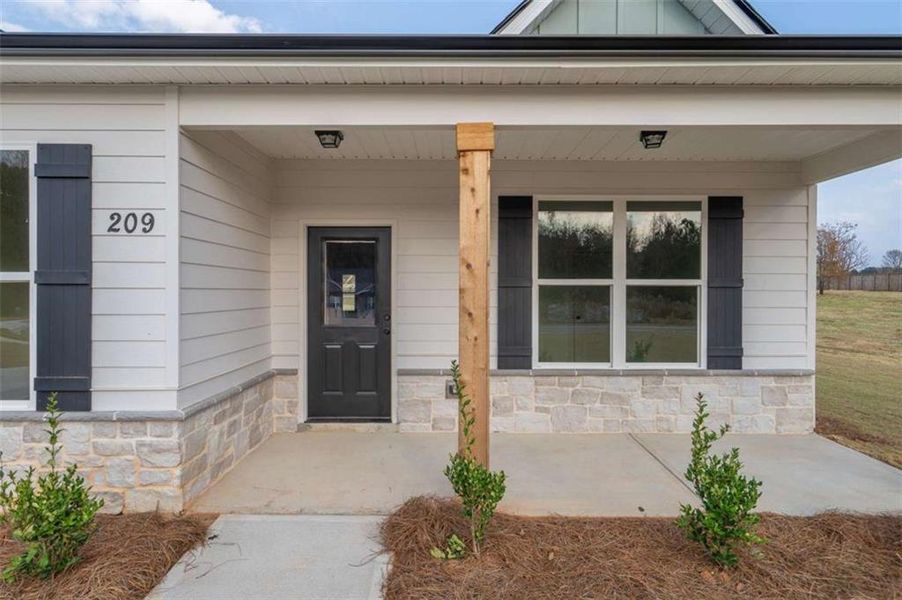 Exterior details and patio area of a home in , Good Hope (Image 3).