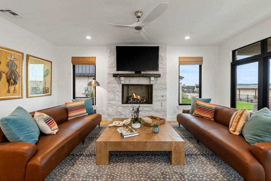 Furnished interior view inside a new home in , Iredell (Image 27).