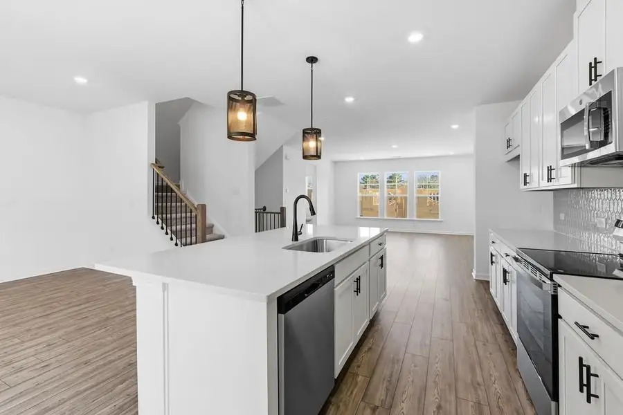 Furnished interior view inside a new home in Auburn Glen, Dacula (Image 4).