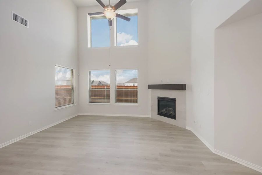 Representative unfurnished interior of a home built from the Chicago by Chesmar Homes in Heartland 40's, Heartland (Image 21).