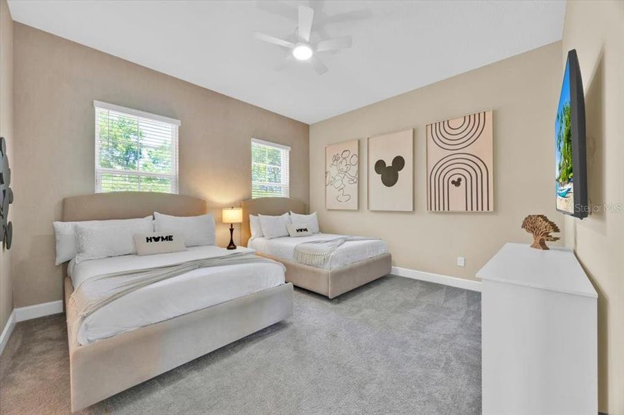 Furnished interior view inside a new home in , Reunion (Image 34).