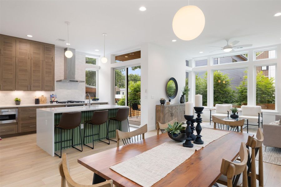 Furnished interior view inside a new home in , Austin (Image 3).