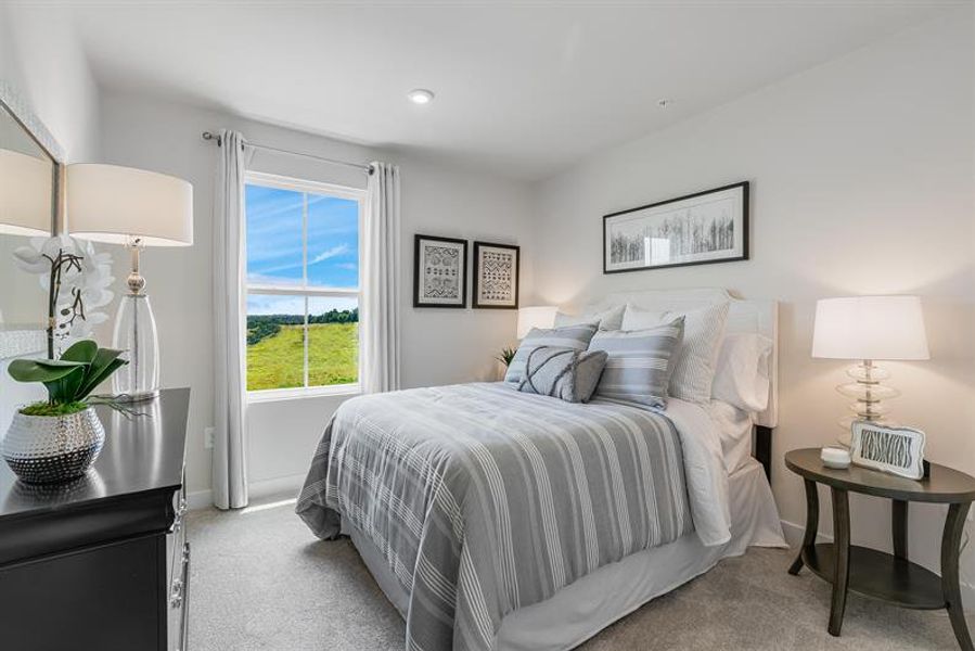 Representative furnished interior of a home built from the Overture by Ryan Homes in Moore Farm Townhomes, Indian Trail (Image 41).