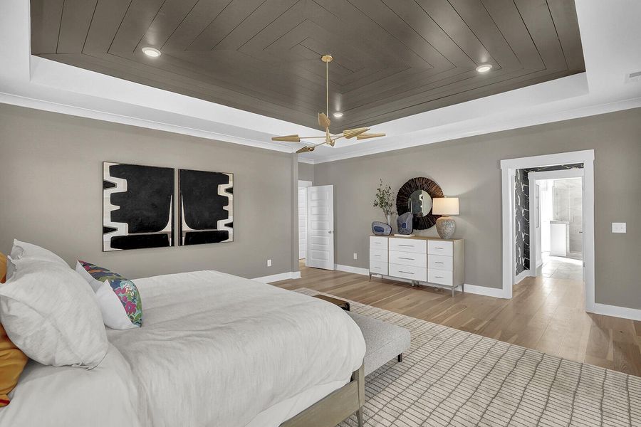 Furnished interior view inside a new home in , Summerville (Image 29).