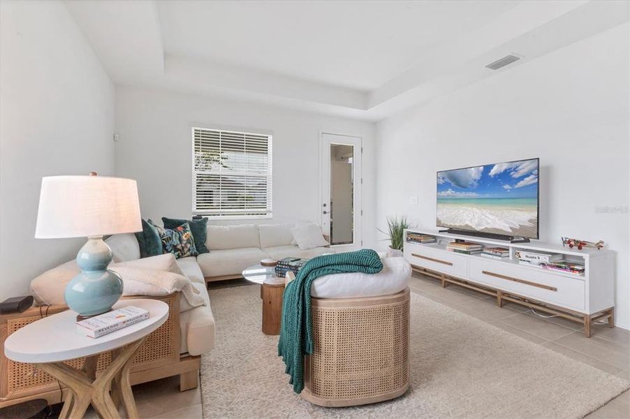 Furnished interior view inside a new home in , Sarasota (Image 3). Furnished interior view inside a new home in , Sarasota (Image 3).