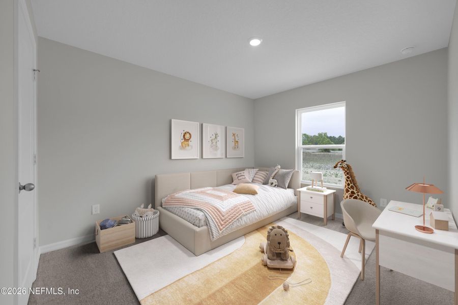 Furnished interior view inside a new home in Rolling Hills, Green Cove Springs (Image 8).