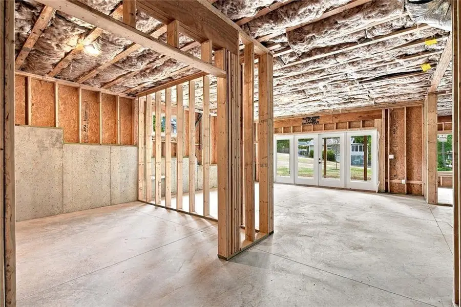 In-progress construction of a new home in , Smyrna, GA (Image 84).