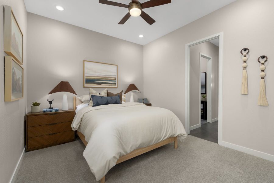 Representative furnished interior of a home built from the Cobalt by Mattamy Homes in Landmarke, Queen Creek (Image 13).