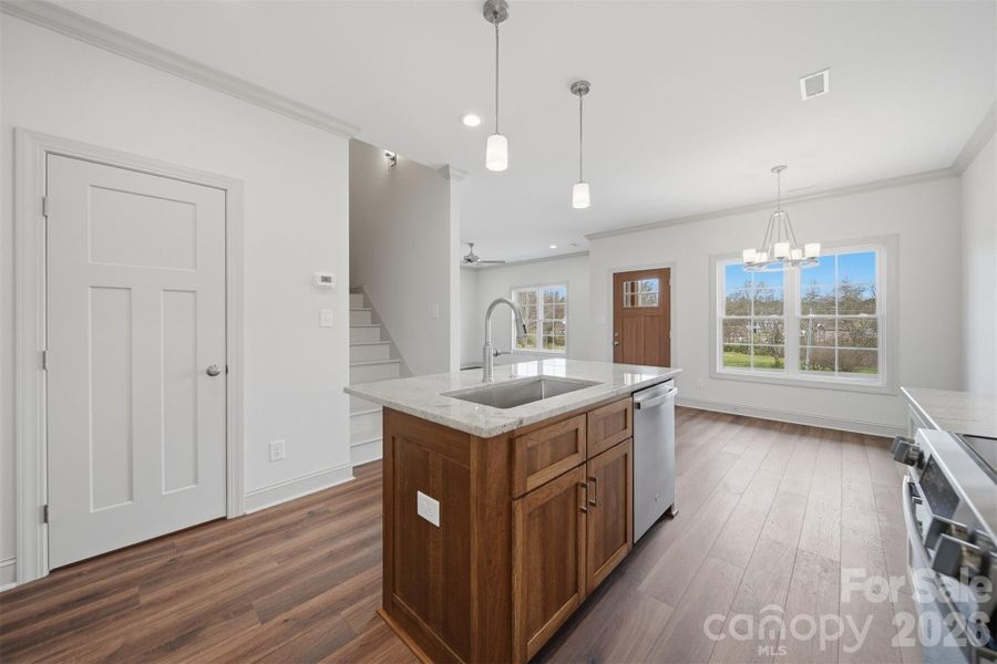 Furnished interior view inside a new home in , Hickory (Image 13). Furnished interior view inside a new home in , Hickory (Image 13).