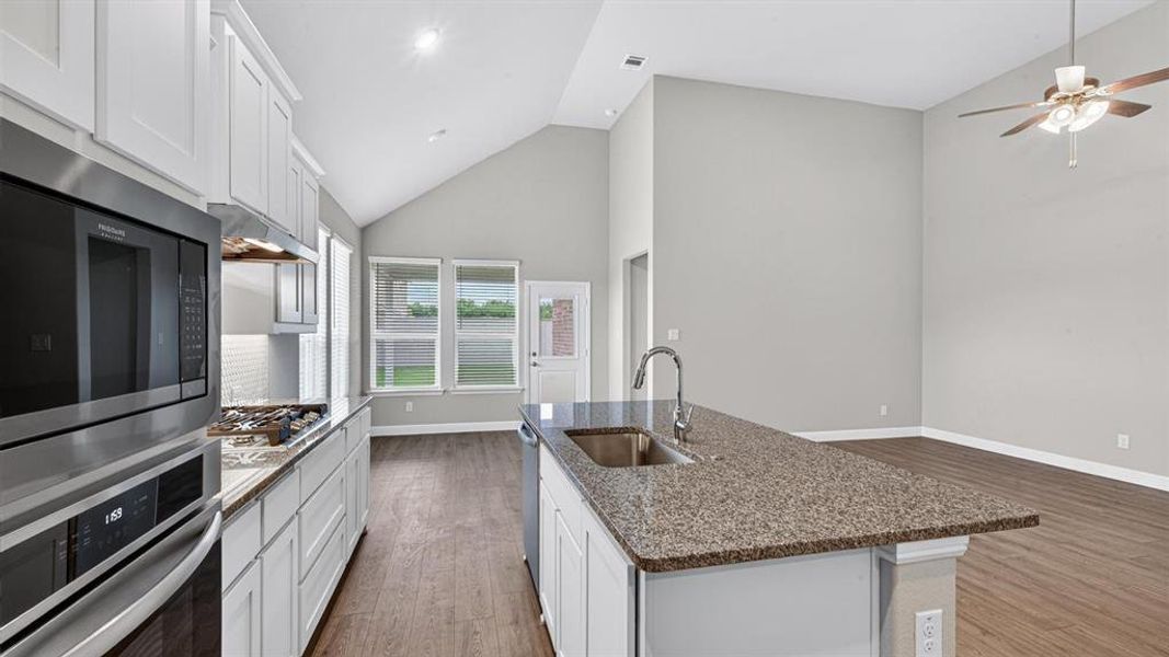 Furnished interior view inside a new home in Treeline, Justin (Image 12).