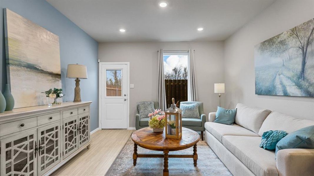 Furnished interior view inside a new home in Orchard Village, Fort Worth (Image 18).