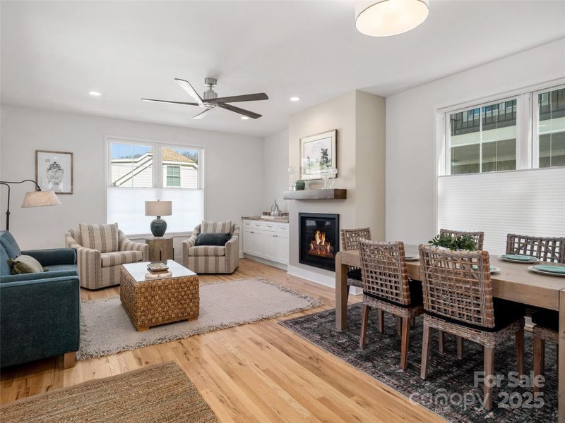 Furnished interior view inside a new home in , Saluda (Image 21).