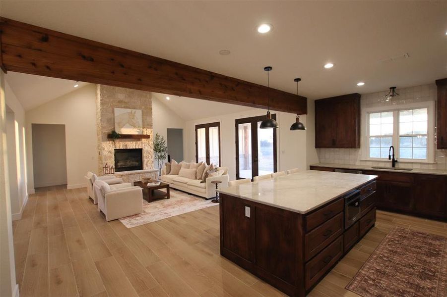 Furnished interior view inside a new home in , Graford (Image 3). Furnished interior view inside a new home in , Graford (Image 3).