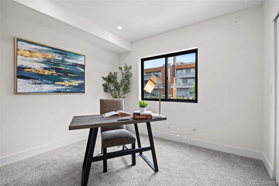 Furnished interior view inside a new home in , Denver (Image 9). Furnished interior view inside a new home in , Denver (Image 9).