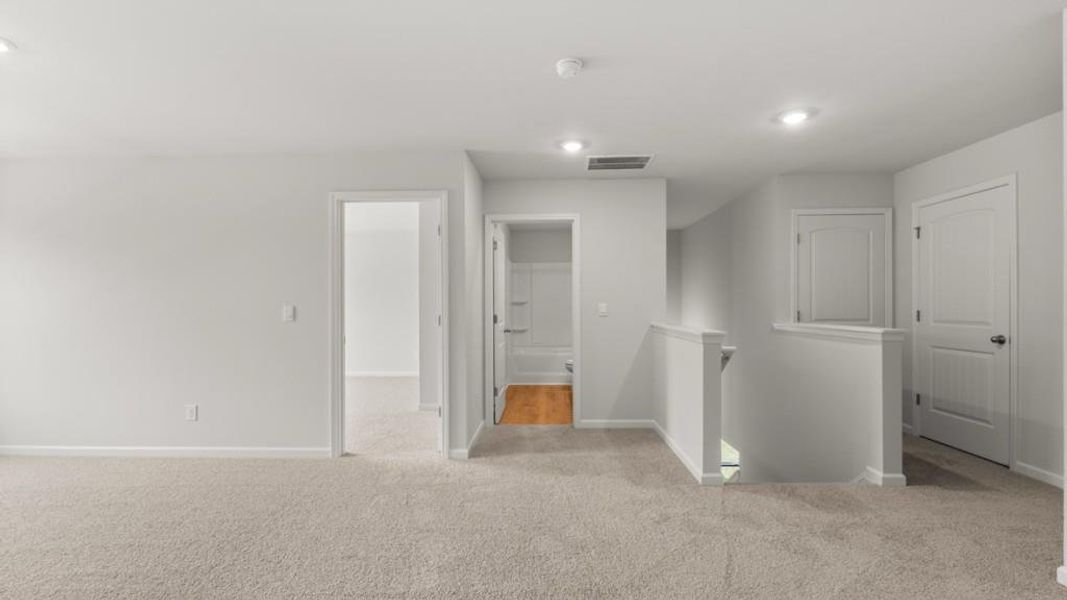 Spacious, unfurnished interior of a new home in Northwoods at Mirror Lake, Villa Rica (Image 27). Spacious, unfurnished interior of a new home in Northwoods at Mirror Lake, Villa Rica (Image 27).