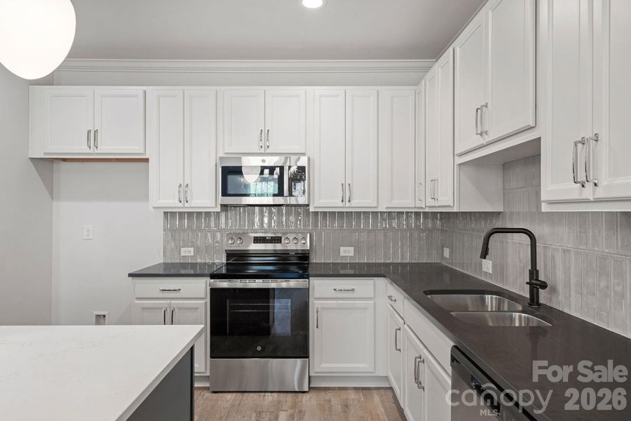 Furnished interior view inside a new home in , Charlotte (Image 12).