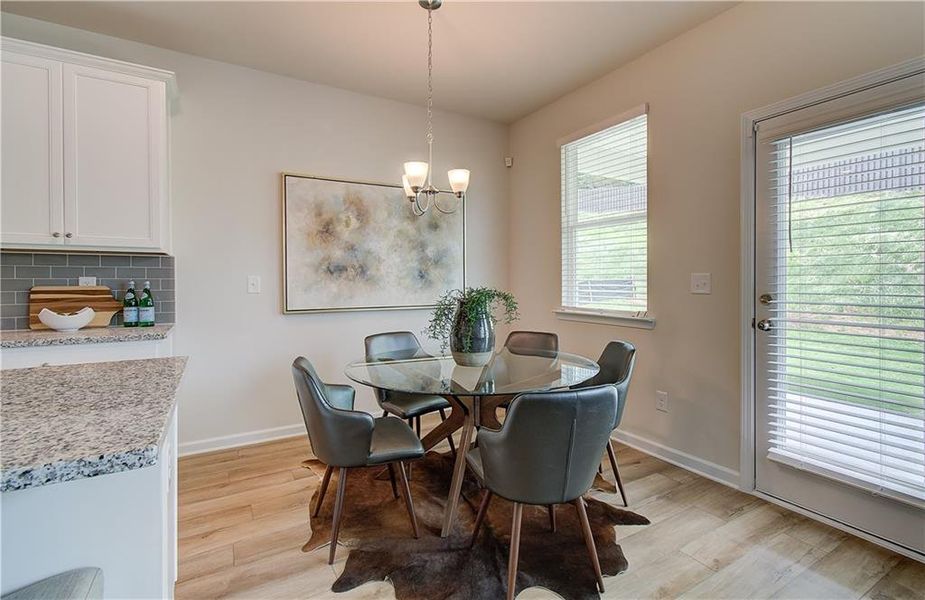 Furnished interior view inside a new home in Alcovy Village, Lawrenceville (Image 16).