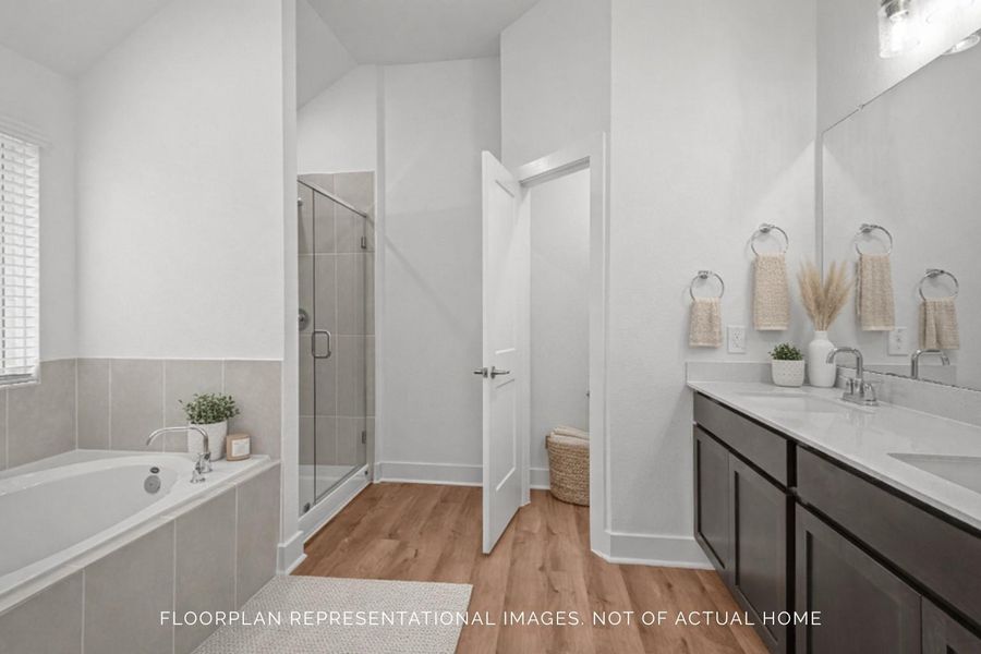 Furnished interior view inside a new home in Ambrose, La Marque (Image 12).