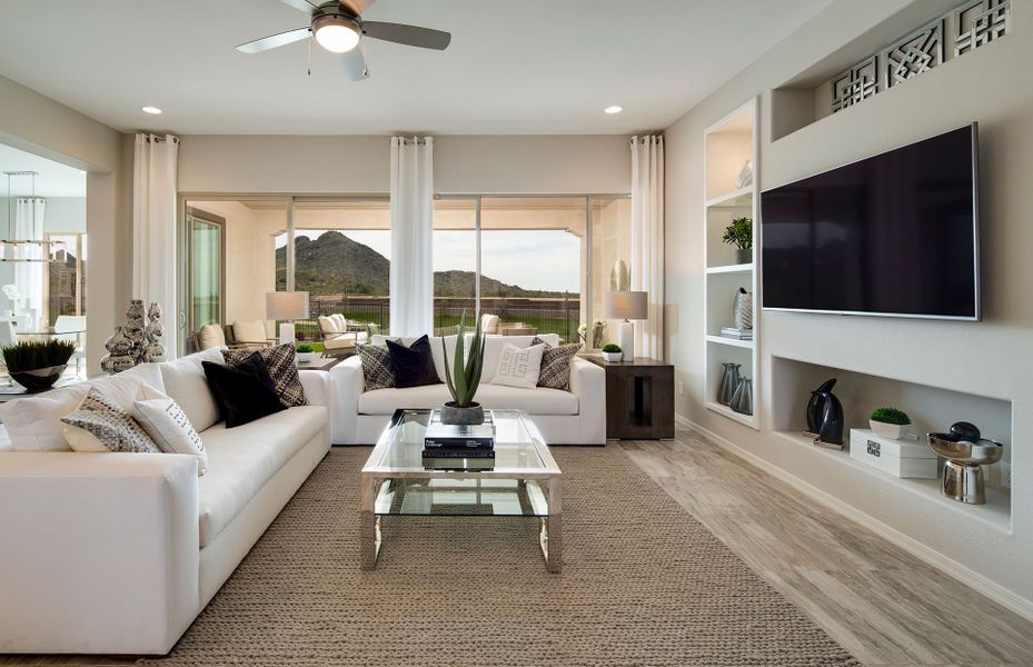 Representative furnished interior of a home built from the Endeavor Final Opportunity by Del Webb in Sun City Anthem at Merrill Ranch, Florence (Image 12).