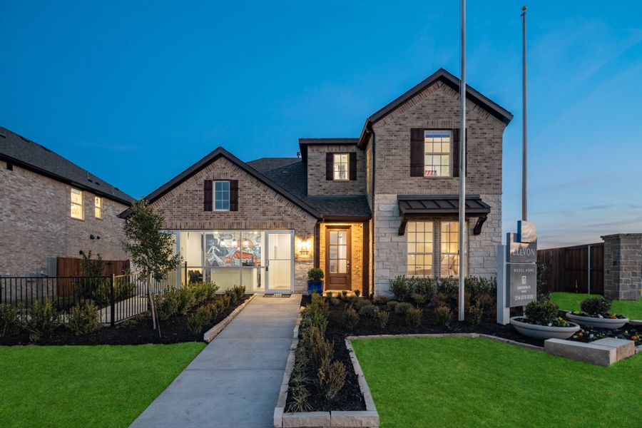Representative exterior photo of a completed home built from the Salado by UnionMain Homes in Legacy Hills, Celina, TX (Image 30).