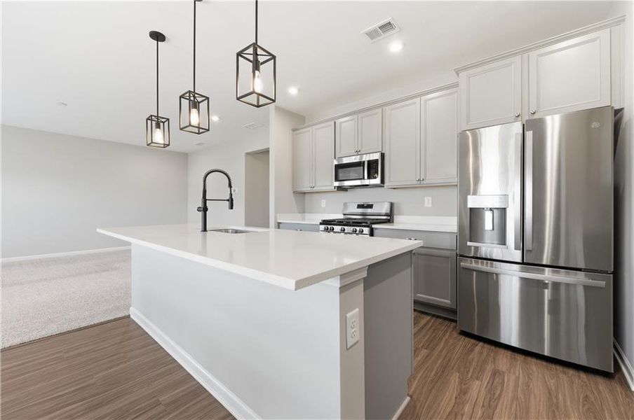 Furnished interior view inside a new home in Twin Lakes, Hoschton (Image 5).