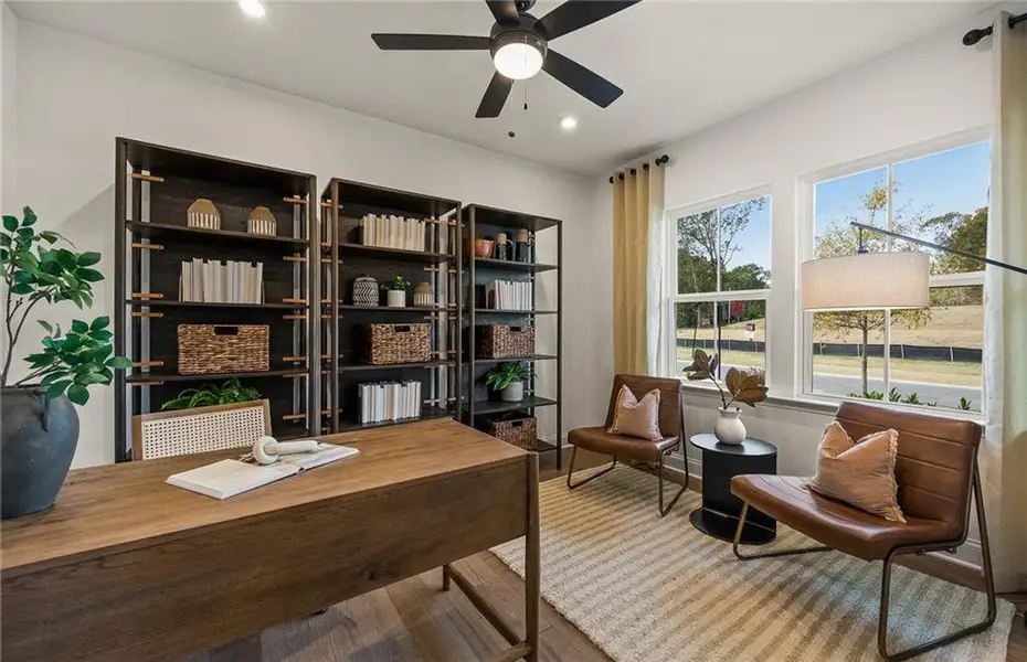 Furnished interior view inside a new home in Berkeley Mill, Cumming (Image 11).