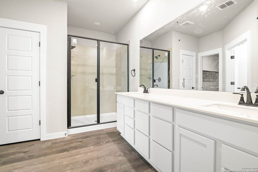 Furnished interior view inside a new home in Morgan Meadows, San Antonio (Image 4). Furnished interior view inside a new home in Morgan Meadows, San Antonio (Image 4).