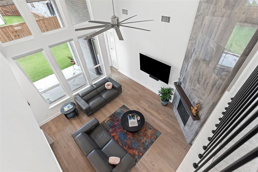 Furnished interior view inside a new home in , Prosper (Image 29).