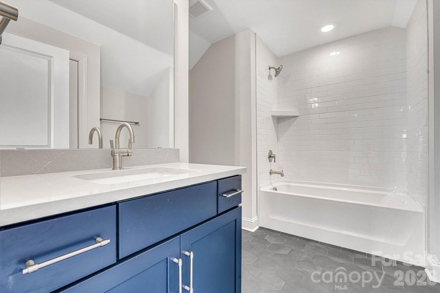 Furnished interior view inside a new home in The Courtyards at Lake Davidson, Mooresville (Image 17).