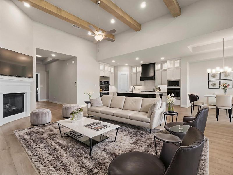 Furnished interior view inside a new home in Audubon 60’s, Magnolia (Image 11). Furnished interior view inside a new home in Audubon 60’s, Magnolia (Image 11).