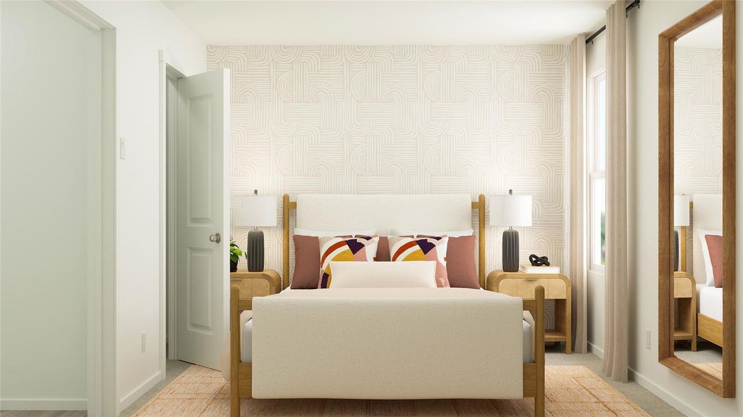 Furnished interior view inside a new home in Synova, Crosby (Image 7).