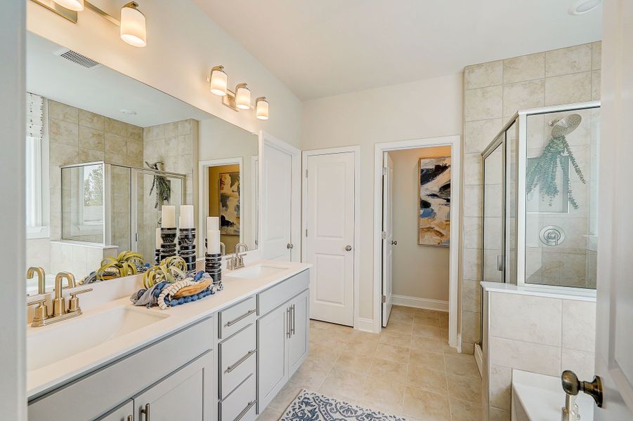 Furnished interior view inside a new home in Nichols Farm, Dacula (Image 29).