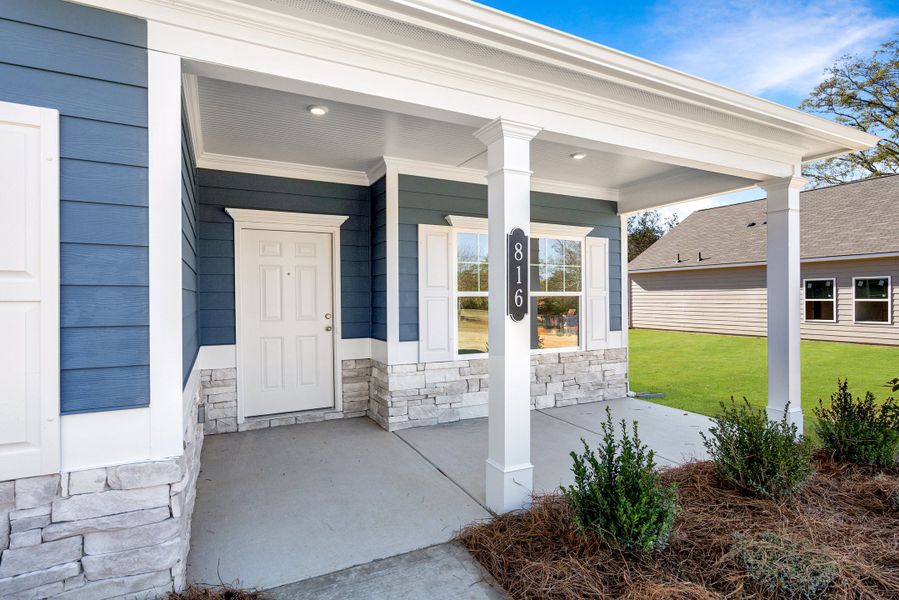 The Westchester Covered Front Porch