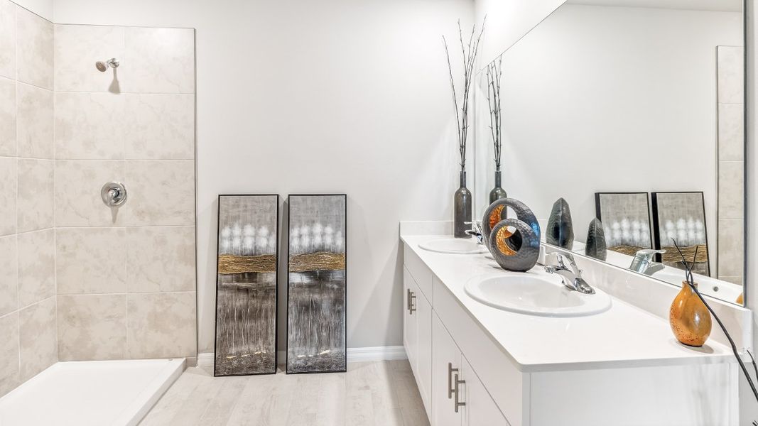 Furnished interior view inside a new home in Magnolia Landing Express, North Fort Myers (Image 16). Furnished interior view inside a new home in Magnolia Landing Express, North Fort Myers (Image 16).