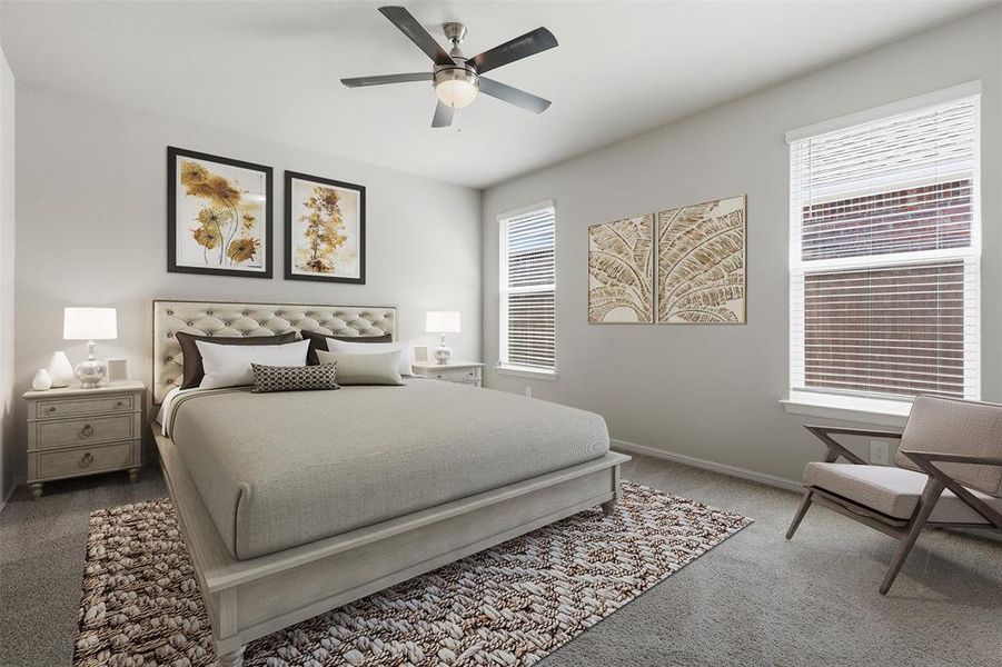 Virtually staged