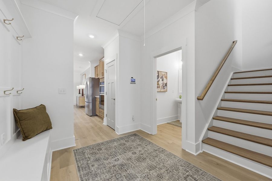 Representative unfurnished interior of a home built from the Carolyn II by Great Southern Homes in Edgefield, Loris (Image 26).