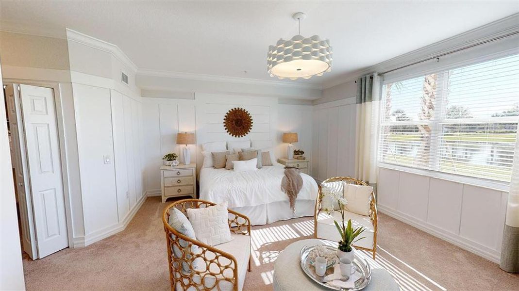 Furnished interior view inside a new home in Wellen Park Golf & Country Club, Venice (Image 23).