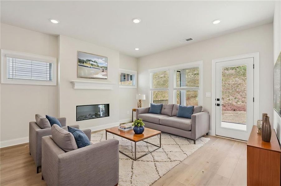 Furnished interior view inside a new home in Hemingway - Reserve Series, Cumming (Image 8).