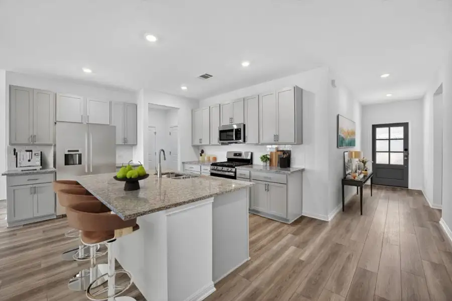 Furnished interior view inside a new home in Lisso, Pflugerville (Image 7).