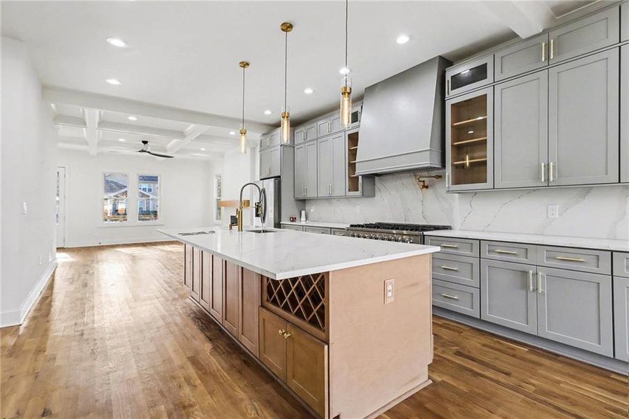 Furnished interior view inside a new home in , Atlanta (Image 13).
