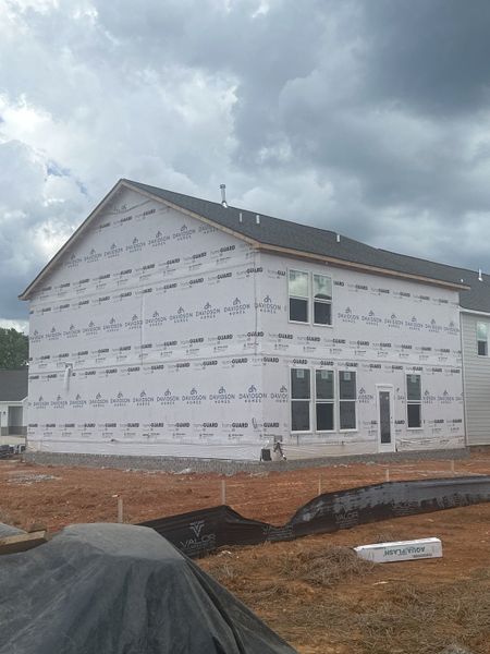 Front exterior of a new home in Sage Farms, White House, TN, highlighting curb appeal (Image 3).