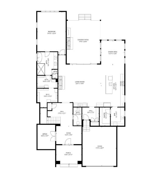 Main Level Floor Plan