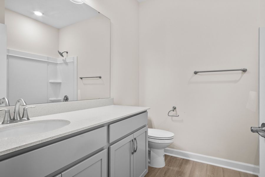 Furnished interior view inside a new home in Bridgewater - Shorehaven Village, Little River (Image 7).