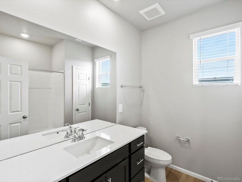 Furnished interior view inside a new home in Poudre Heights: The Alpine Collection, Windsor (Image 13).