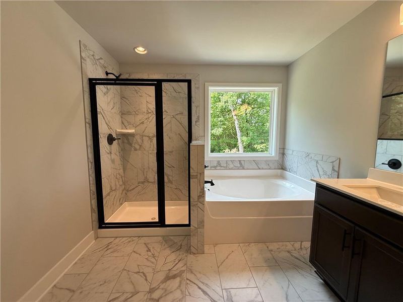 Furnished interior view inside a new home in The Towns at Auburn Station East, Auburn (Image 8).